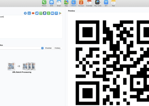 Generate a QR Code on macOS