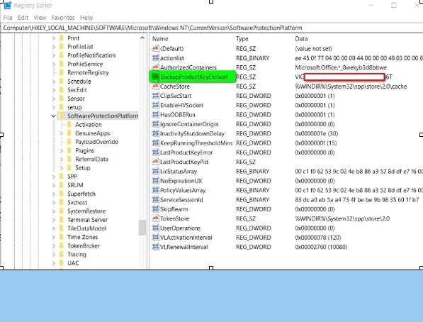 BackupProductKeyDefault