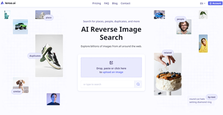 Reverse Image Search with lenso.ai