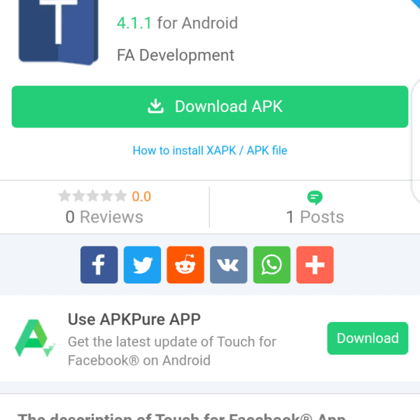 Choose the APK File