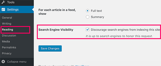 Make your website indexable for web developer