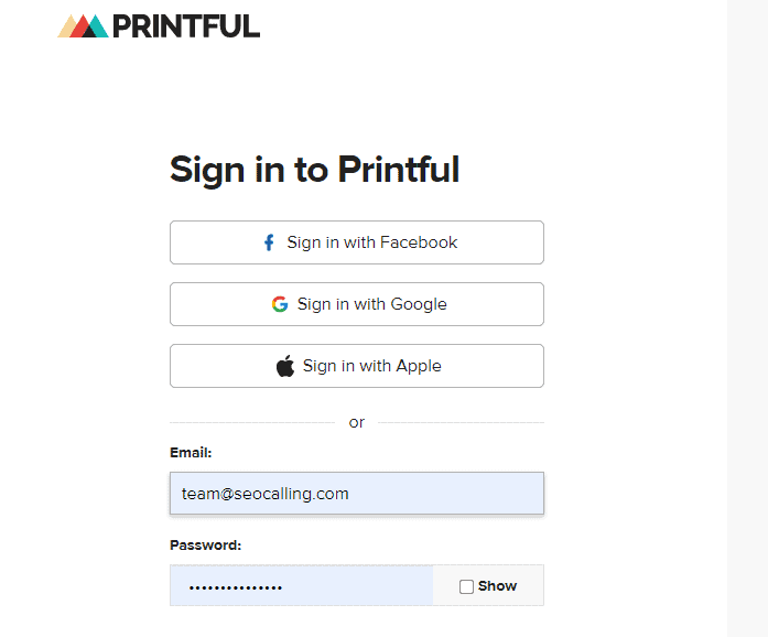 prinful dashboard