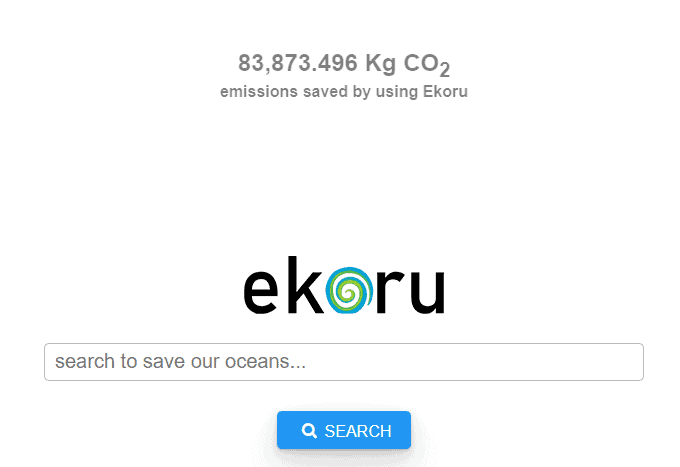 Ekoru search engine