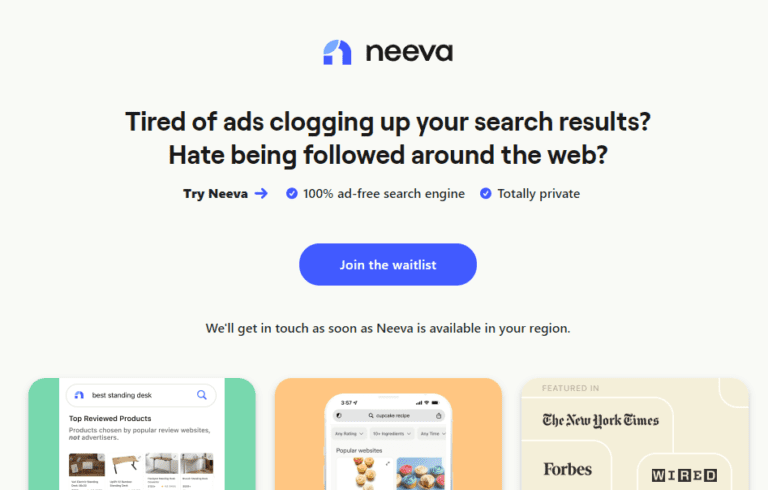 Neeva search engine