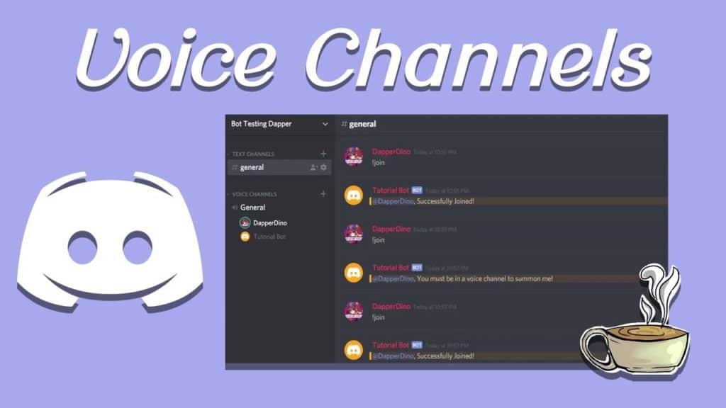 Voice channels Discord Server