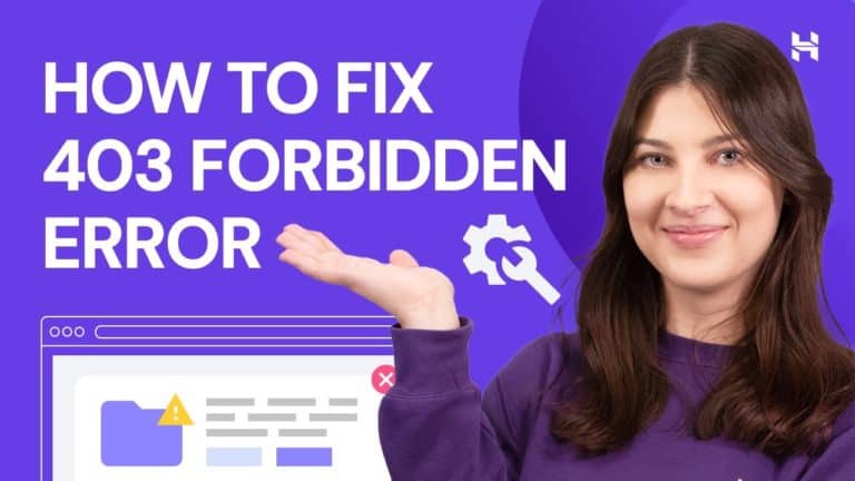 How to fix 403 forbidden error?