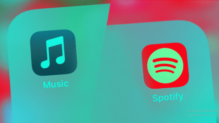 Apple music vs spotify social media