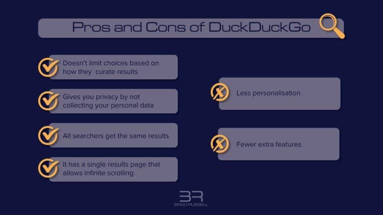 DuckDuckGo Pros and Cons