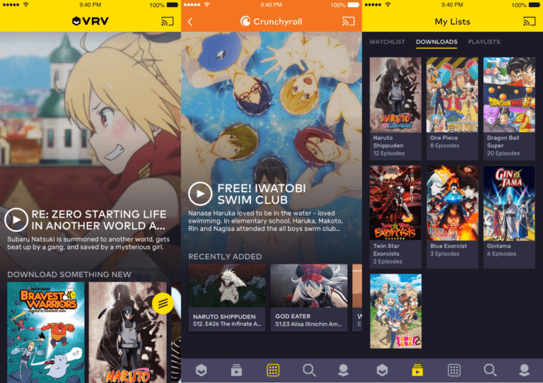 Crunchyroll vs. VRV: Comparison