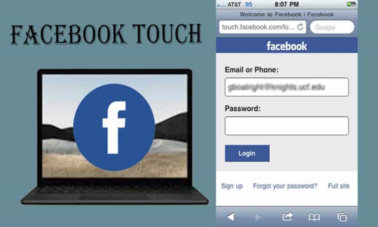 Difference between Facebook & Facebook Touch