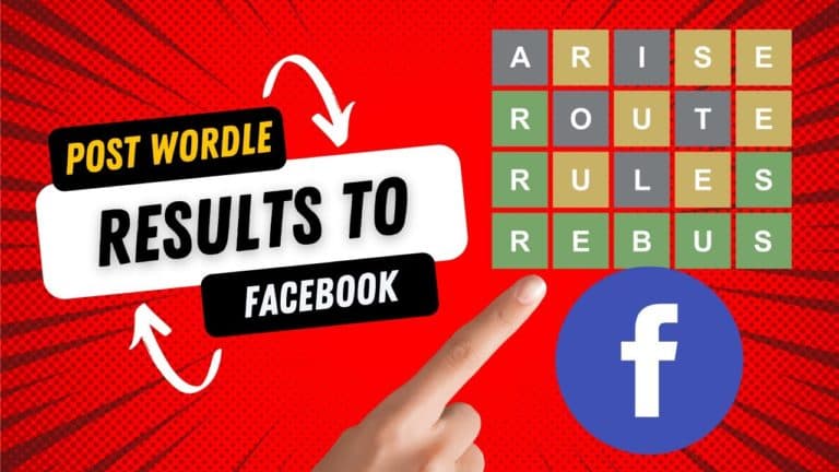 HOW TO POST RESULTS ON FACEBOOK?
