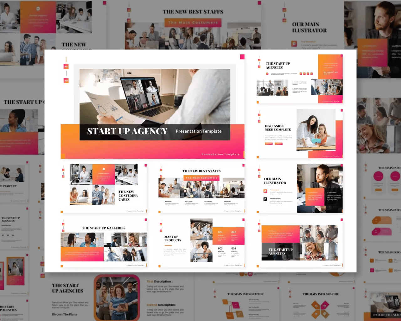 Start Up Agency Google Slides Template