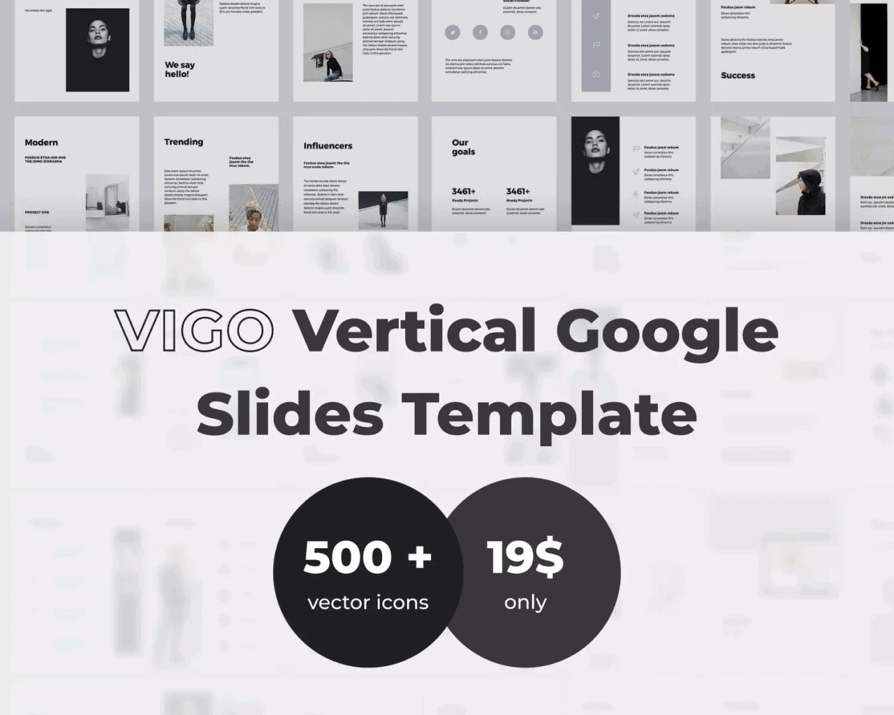 VIGO Vertical Google Slides Template