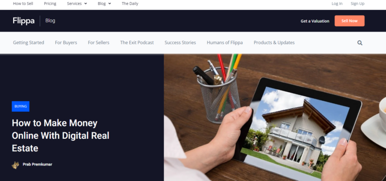 Flippa - Best For Online Properties