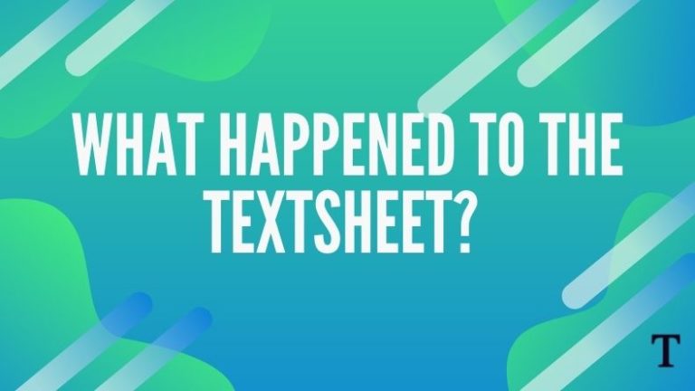 What happened to Textsheet.com?