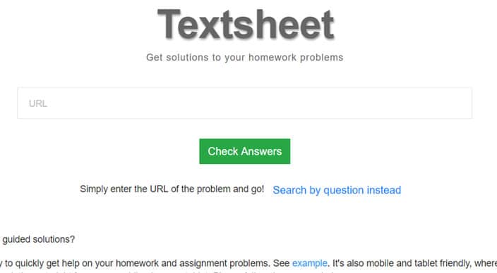 What is Textsheet.com?