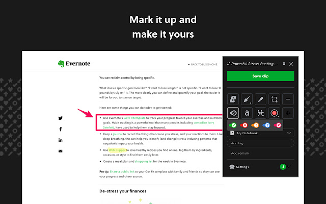 15. Evernote Web Clipper