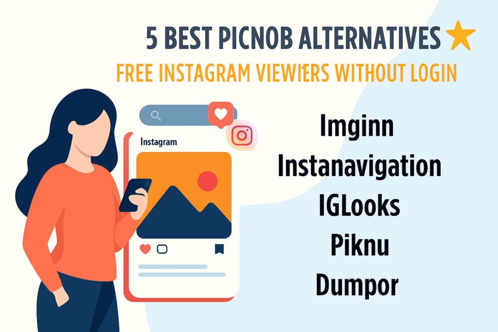 5 Best Picnob Alternatives - Free Instagram Viewers Without Login