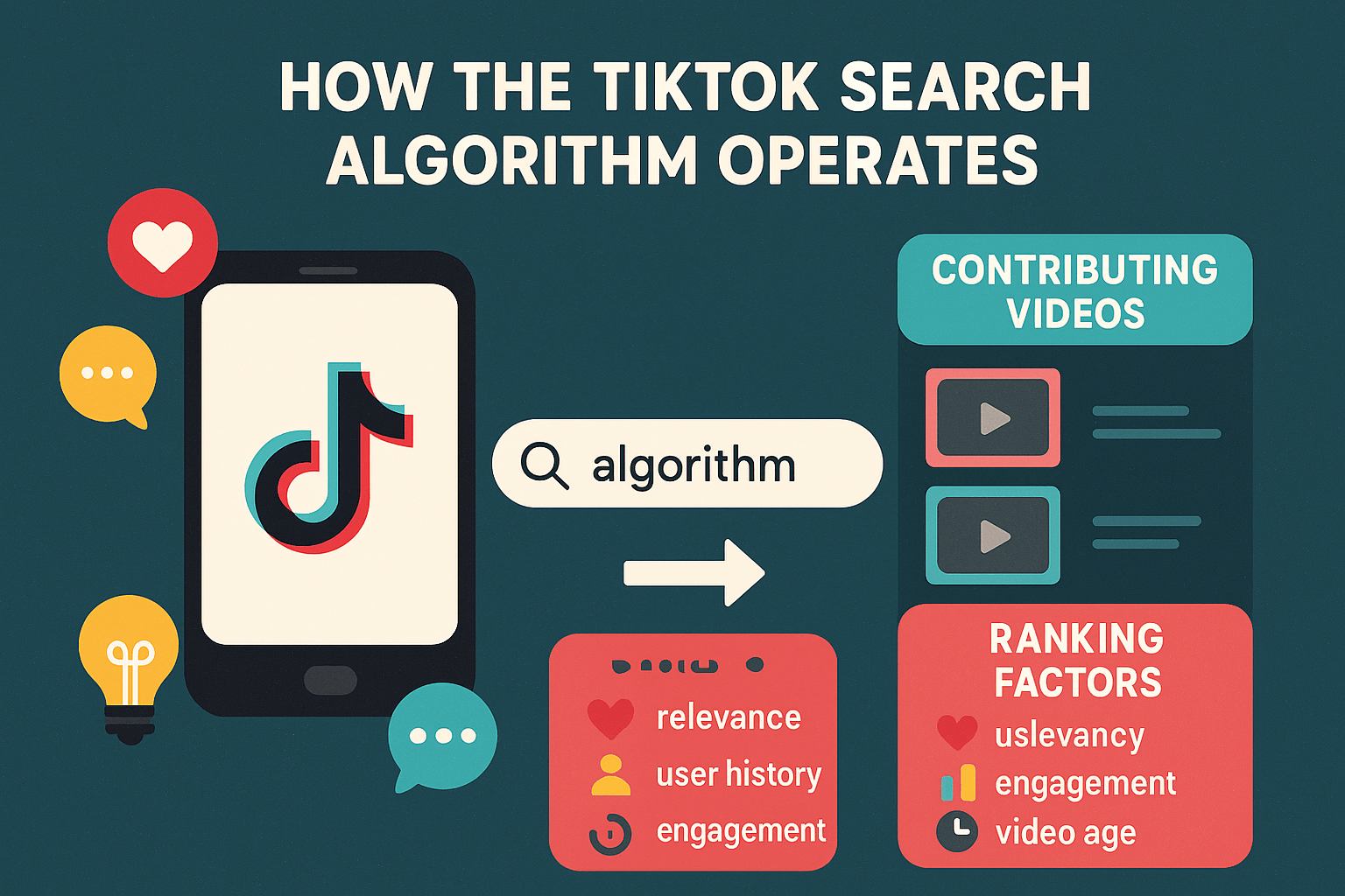 Understand how the TikTok search algorithm operates
