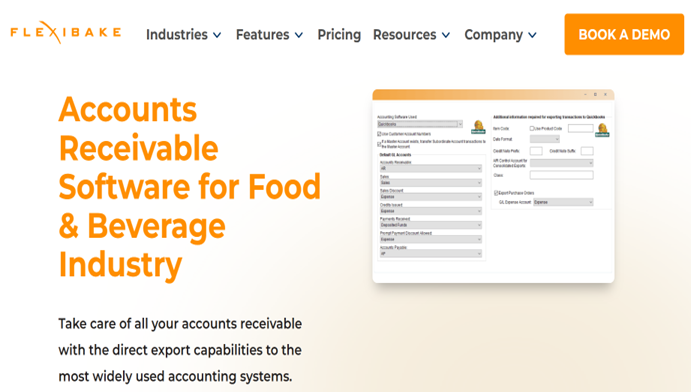 FlexiBake: Best Accounts Receivable Software & ERP Solution for Food and Beverage Industry