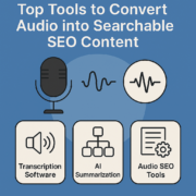 Top Tools to Convert Audio into Searchable SEO Content