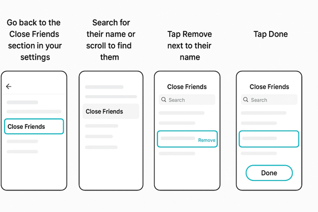 How to Remove Someone from the Close Friends List