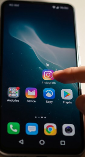 Launch the Instagram App