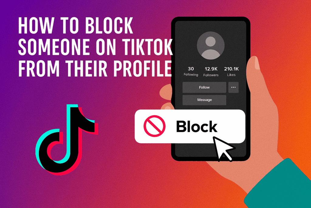 Block Someone on TikTok from Their Profile