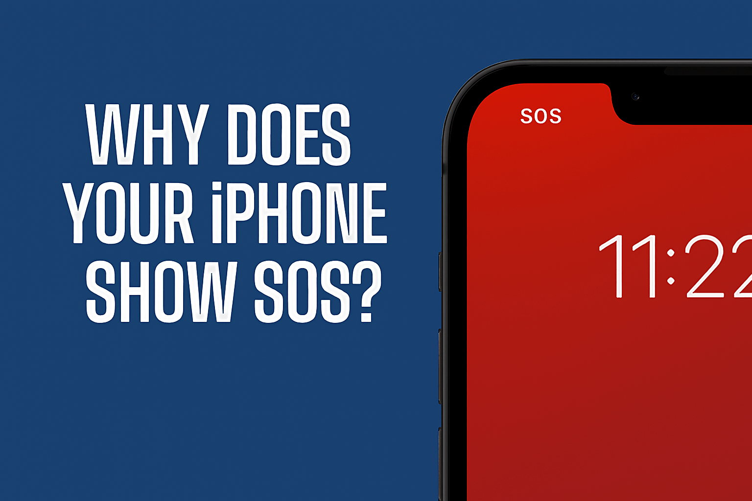 Why Does Your iPhone Show SOS