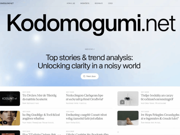 Kodomogumi.net: Your Guide to Top Stories and Emerging Trends