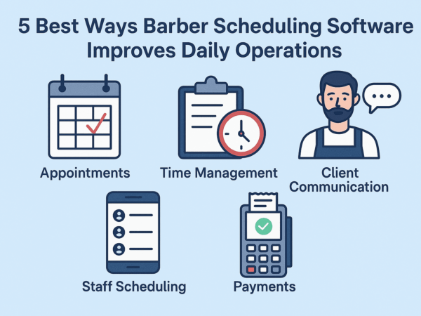 5 Best Ways Barber Scheduling Software Improves Daily Operations