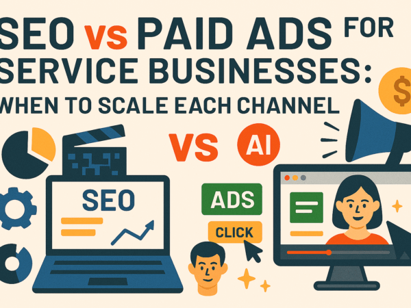 SEO vs Paid Ads for Service Businesses: When to Scale Each Channel