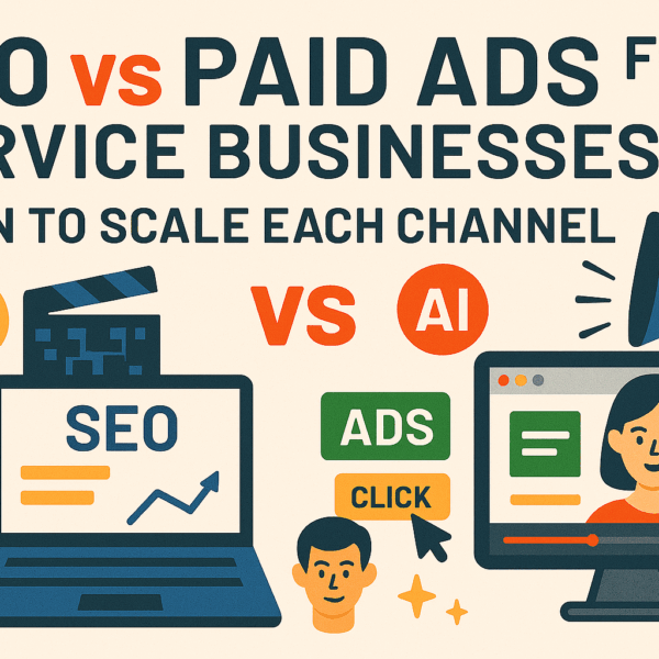 SEO vs Paid Ads for Service Businesses When to Scale Each Channel