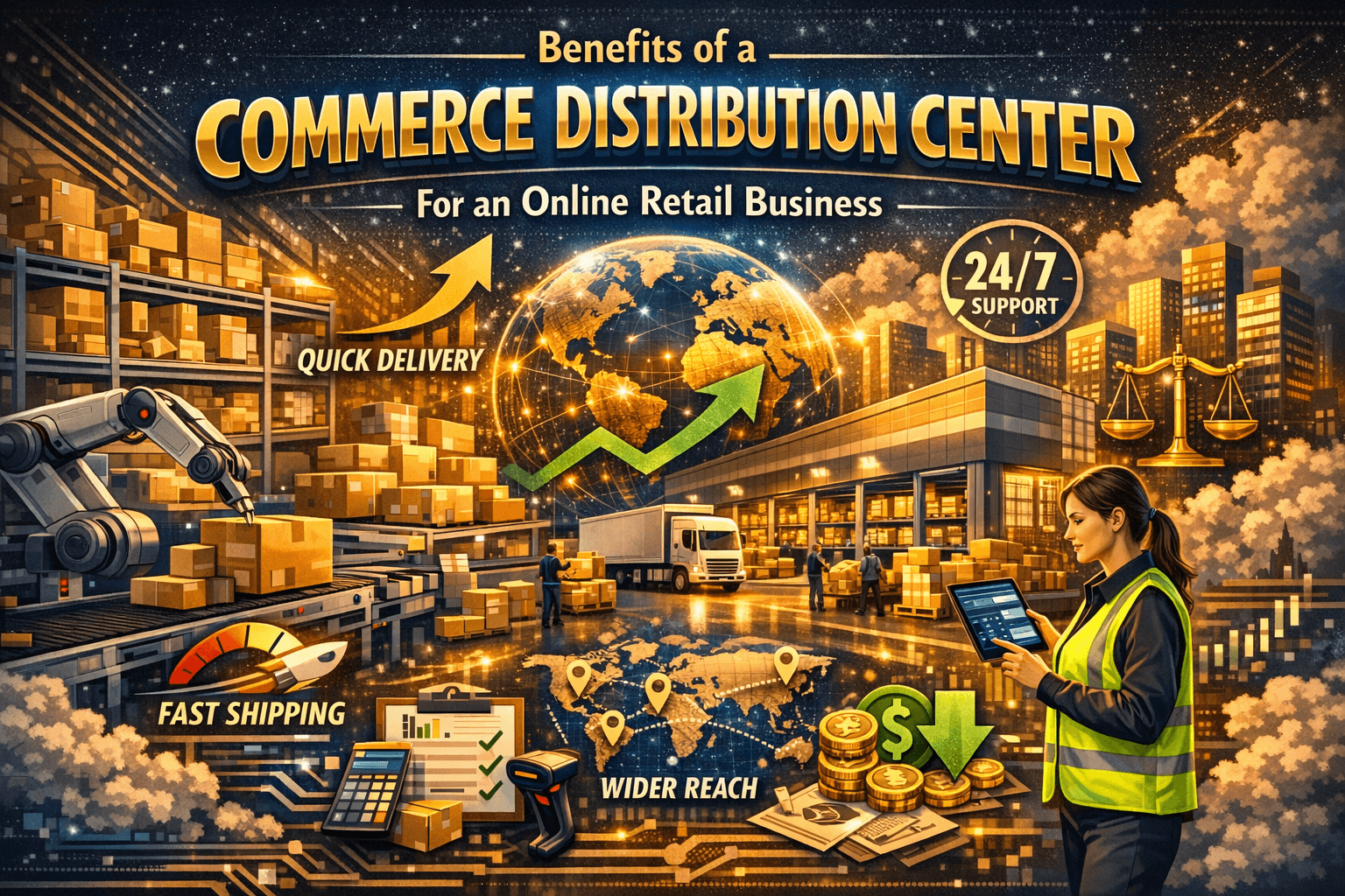 Benefits of a Commerce Distribution Center for an Online Retail Business