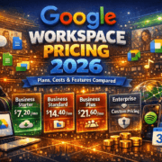 Google Workspace Pricing 2026 - Plans, Costs & Features Compared