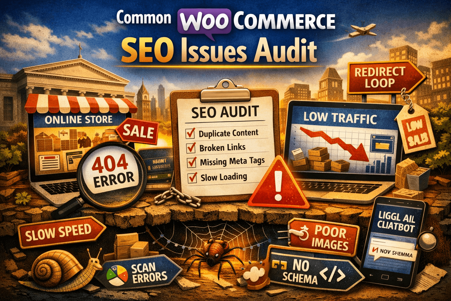 Common WooCommerce SEO Issues To Look Out For In Your Next Audit