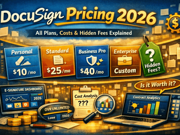 DocuSign Pricing 2026: All Plans, Costs & Hidden Fees Explained