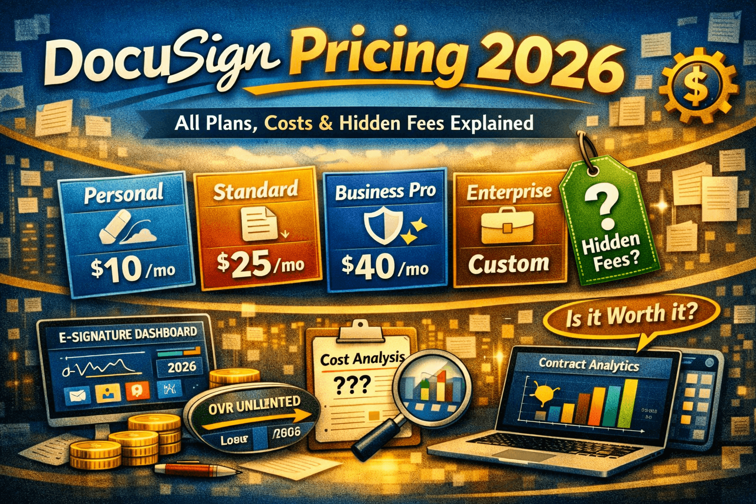 DocuSign Pricing 2026: All Plans, Costs & Hidden Fees Explained
