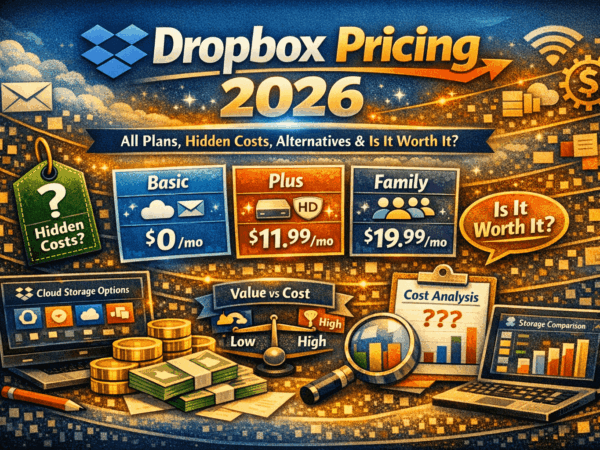 Dropbox Pricing 2026: All Plans, Hidden Costs, Alternatives & Is It Worth It?