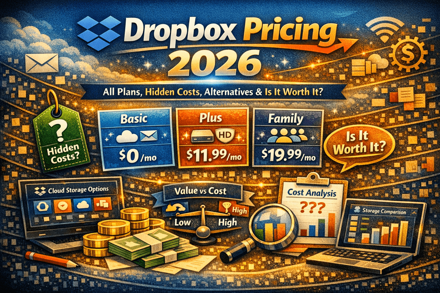 Dropbox Pricing 2026: All Plans, Hidden Costs, Alternatives & Is It Worth It?