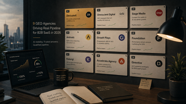 9 GEO Agencies Driving Real Pipeline for B2B SaaS in 2026
