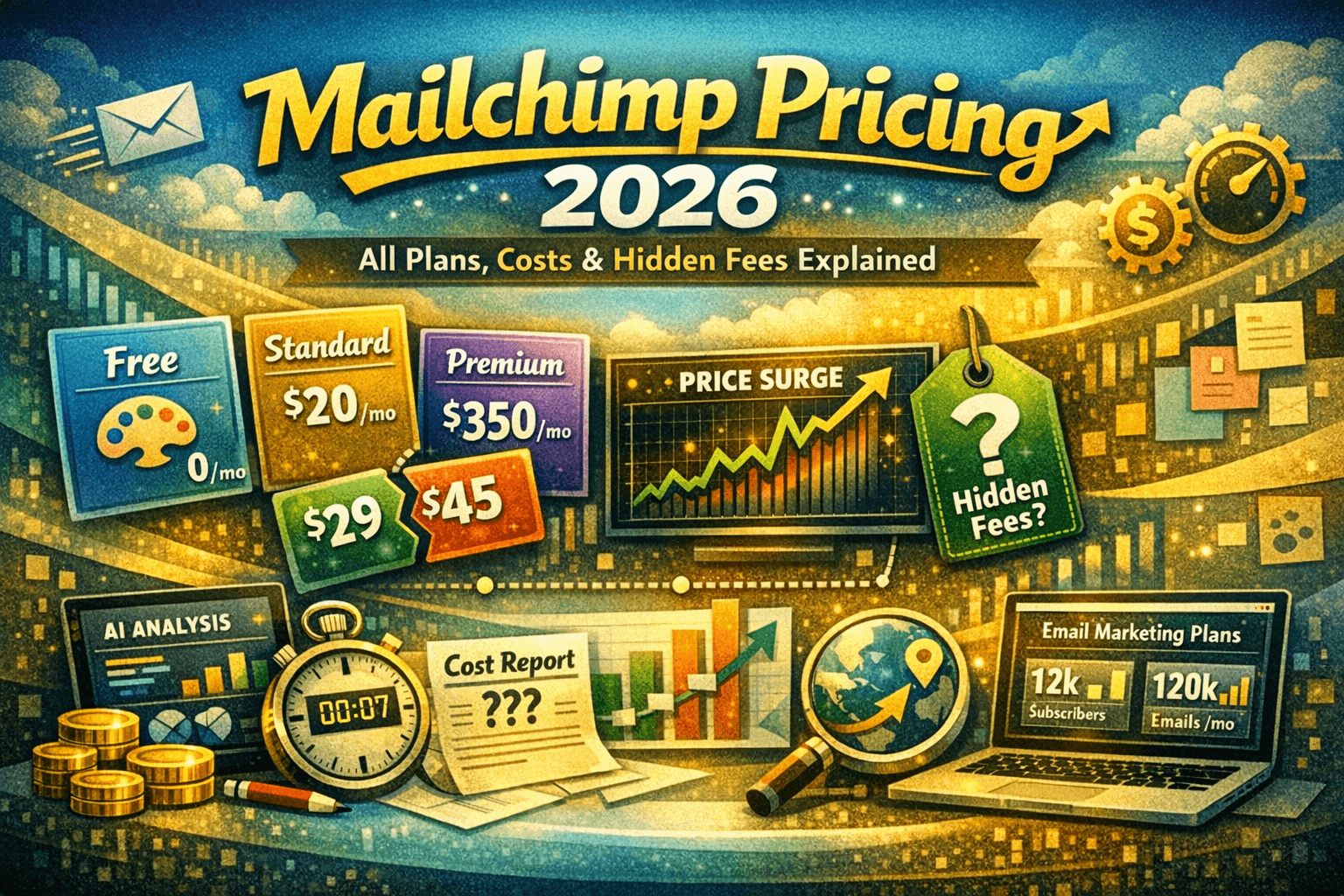Mailchimp Pricing 2026: All Plans, Costs & Hidden Fees Explained