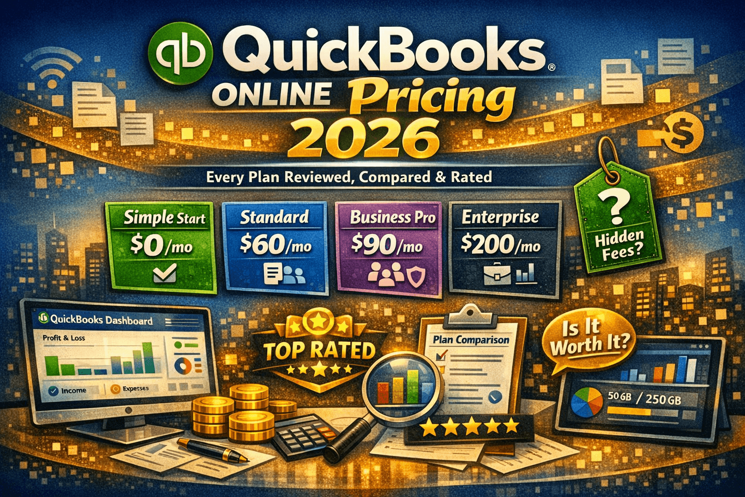 QuickBooks Online Pricing 2026: Every Plan Reviewed, Compared & Rated