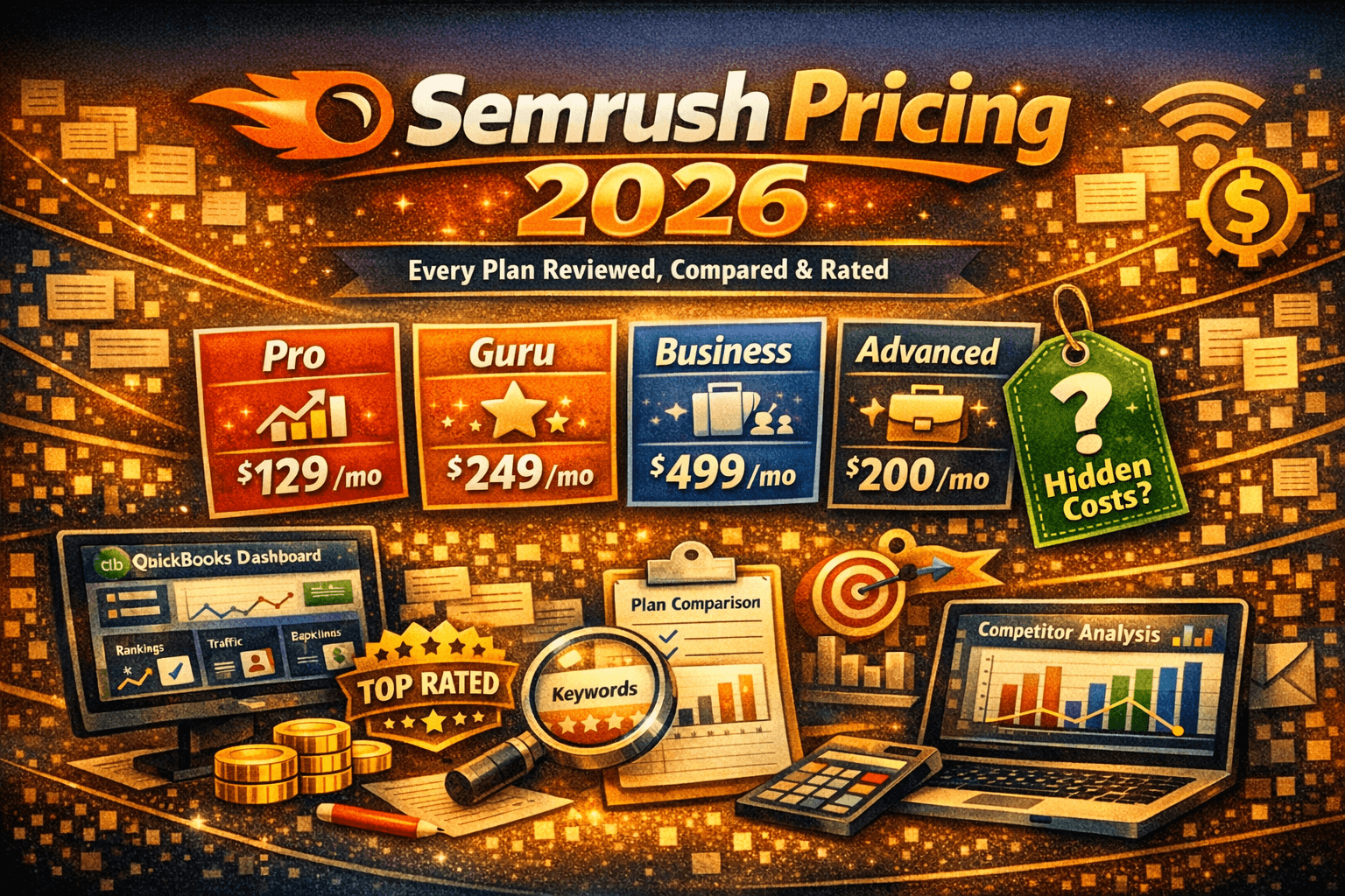 Semrush Pricing 2026: Every Plan Explained — Pro, Guru, Business & Hidden Costs