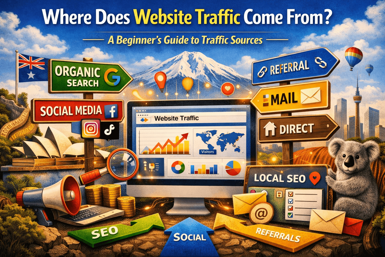 Where Does Website Traffic Come From? A Beginner’s Guide to Traffic Sources