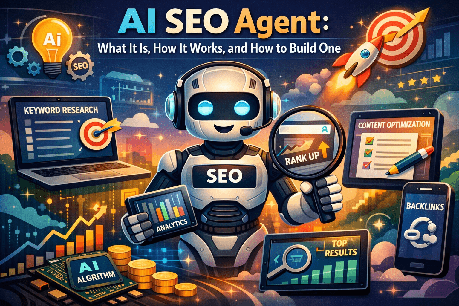 AI SEO Agent: What It Is, How It Works, and How to Build One