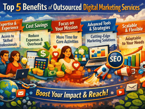 Top 5 Benefits of Outsourced Digital Marketing Services 