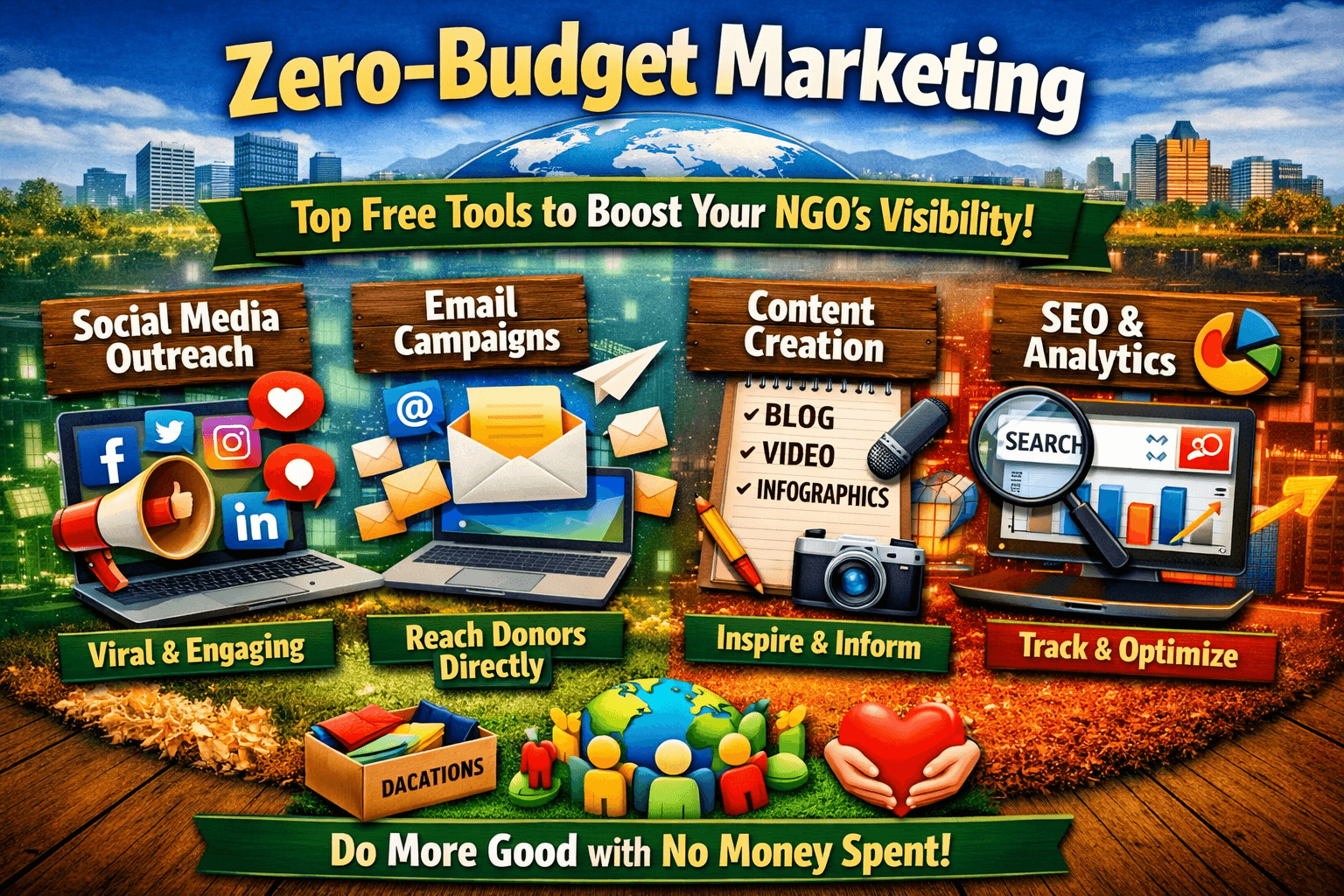 Zero-Budget Marketing: Top Free Tools to Boost Your NGO’s Visibility
