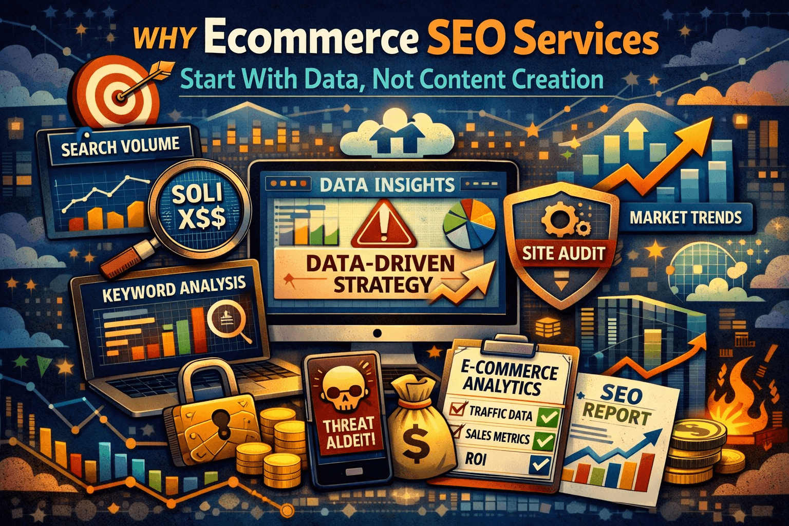 Why Ecommerce SEO Services Start With Data, Not Content Creation