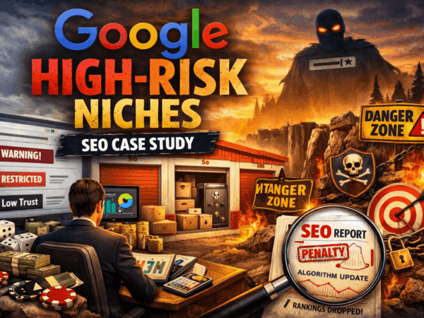How Google Treats High-Risk Niches Differently: A Competition Site SEO Case Study